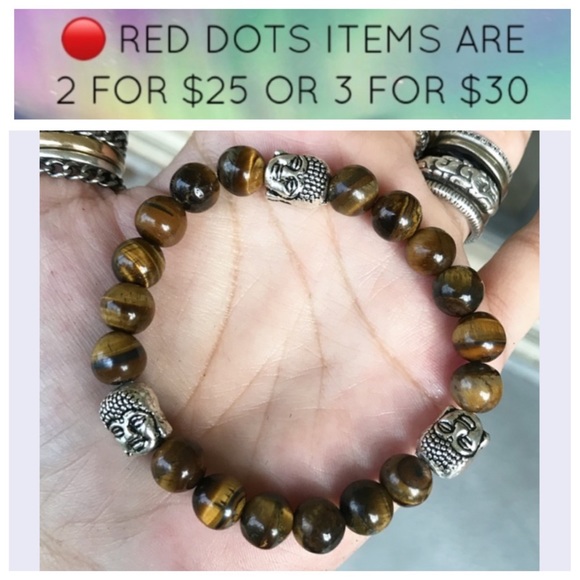 Silverskylight Jewelry - 🔴SALE ! Men or women tiger eye buddha bracelet